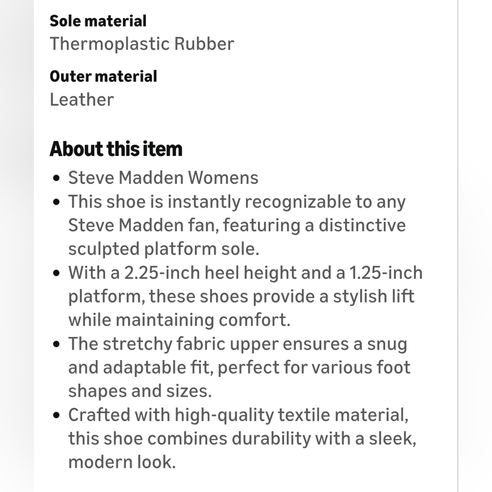 Steve Madden women's slinky 30 platform sandals - Like New 🖤 - Picture 9 of 9